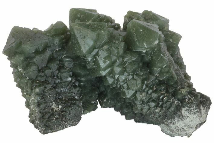 Green, Hedenbergite Included Quartz - Mongolia #163985
